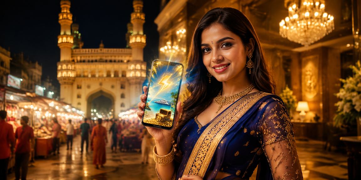 View of Charminar with 12b branding in Hyderabad